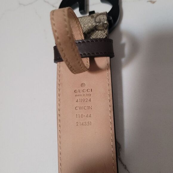 Authentic Gucci GG Belt 44/110 - Picture 4 of 4